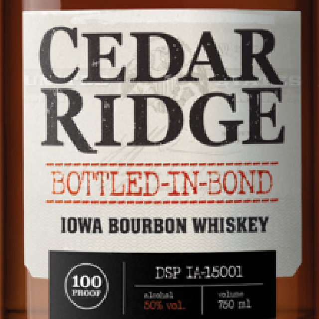 Sooh Steeple Ridge Bottled In Bond 4 Grain Bourbon bottle