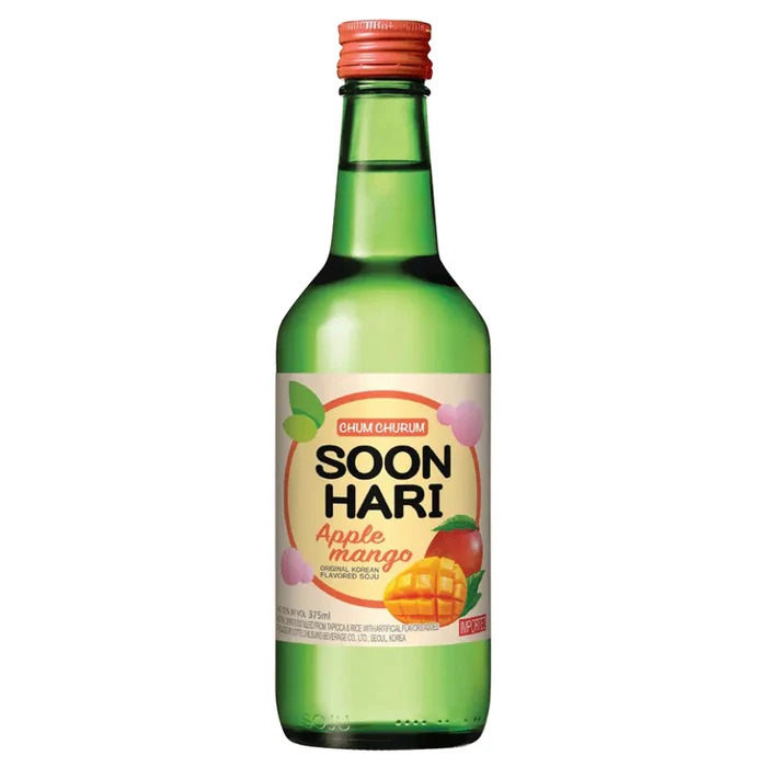 Soonhari Apple Mango Soju bottle