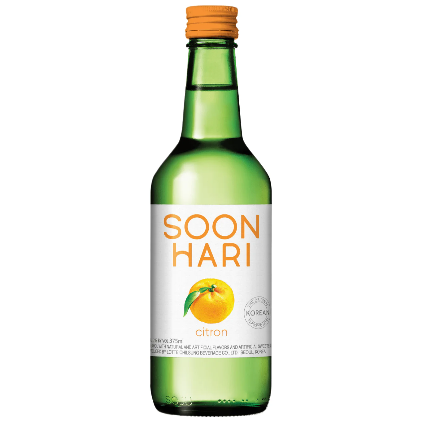 Soonhari Citron Soju bottle