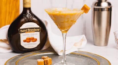 St Brendans Salted Caramel bottle