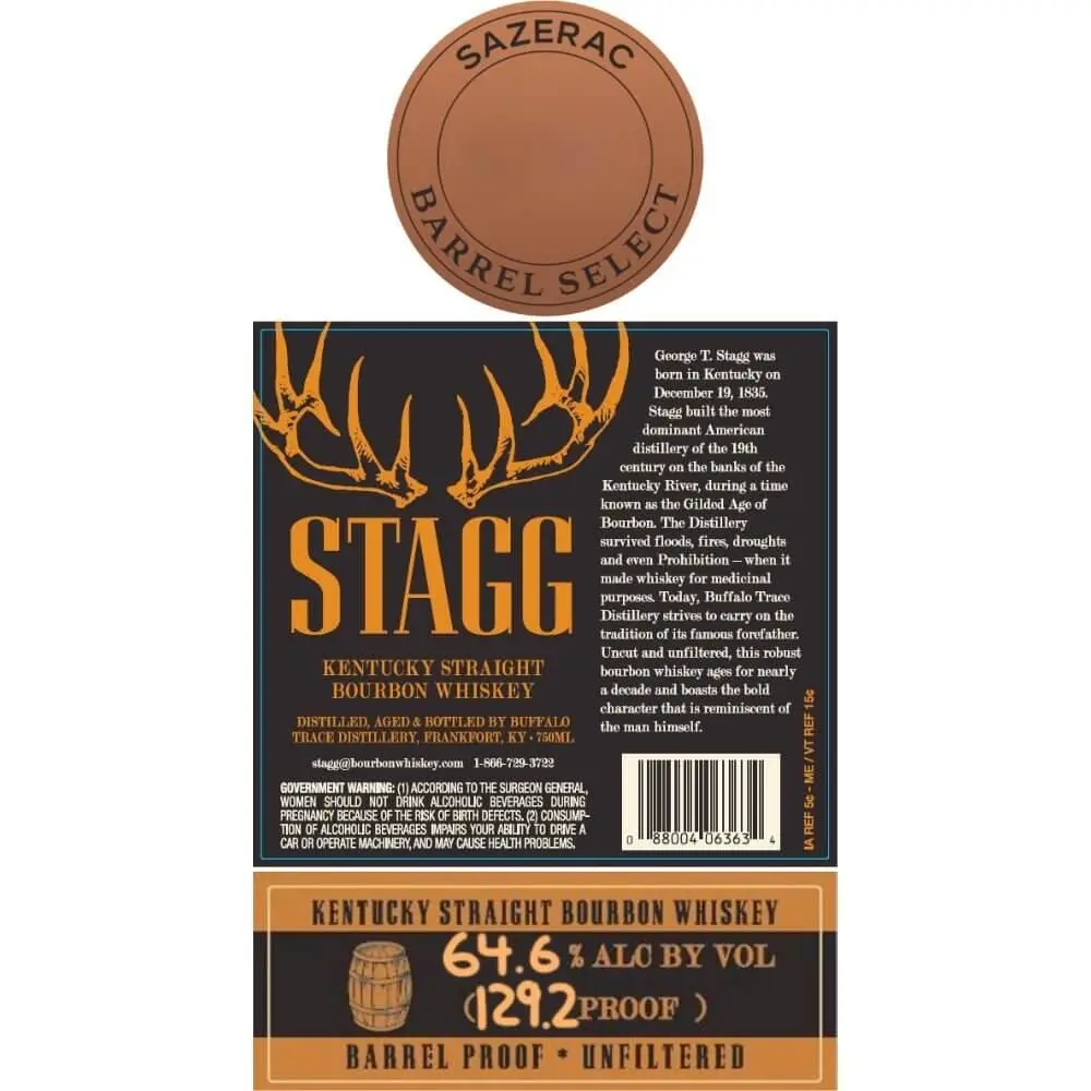 Stagg Sazerac Barrel Select Buy The Barrel bottle