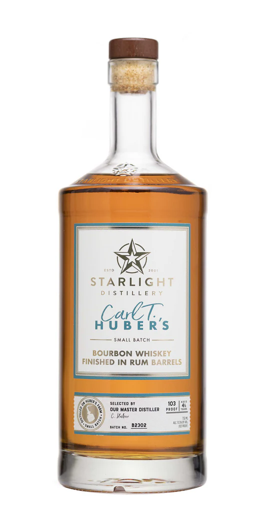 Starlight Distillery Bourbon Whiskey Finished In Rum Barrels bottle