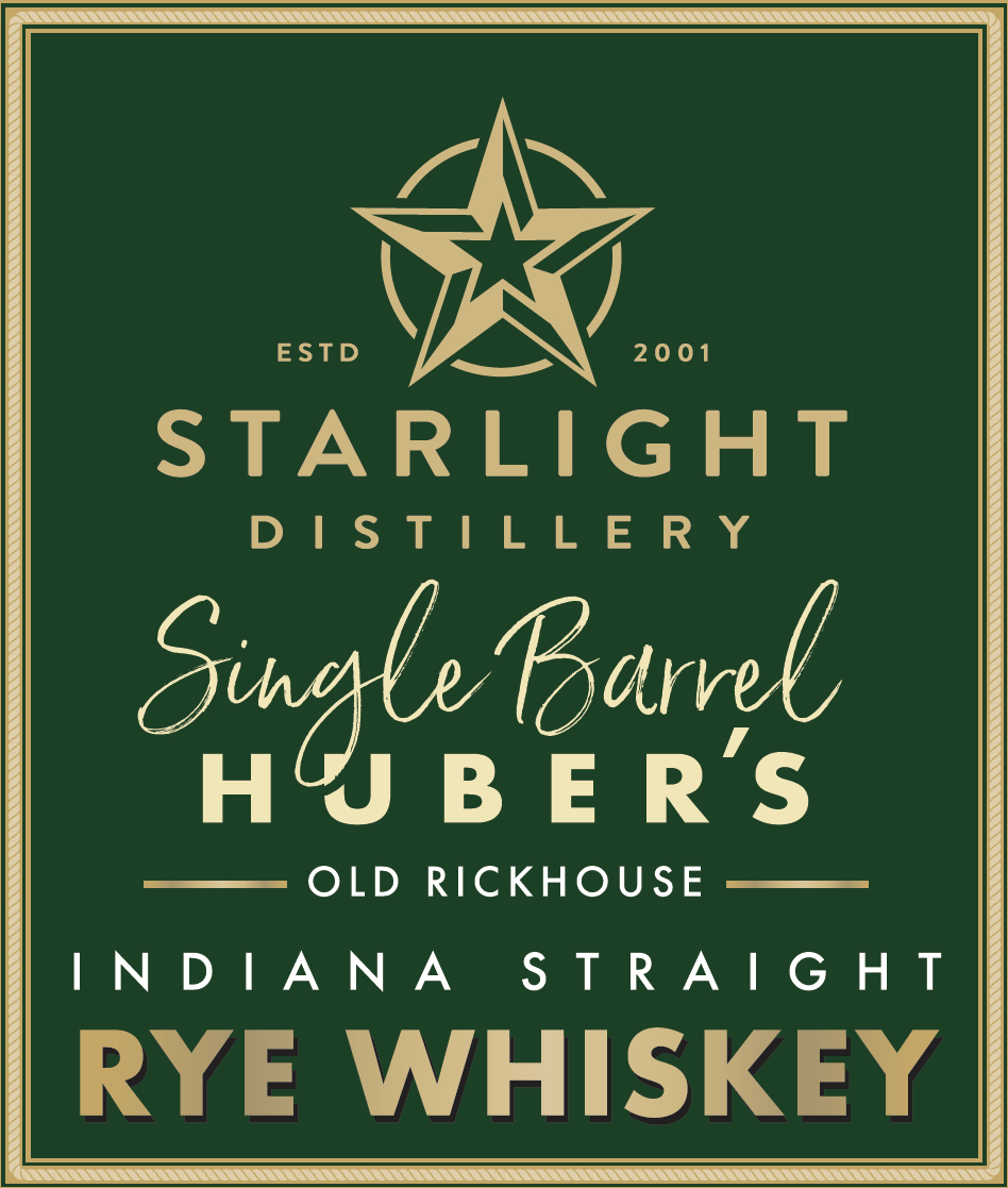 Starlight Distillery Rye Whiskey Finished In Honey Barrels B bottle