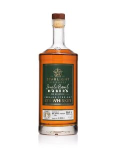 Starlight Distillery Single Barrel Straight Rye Whiskey bottle