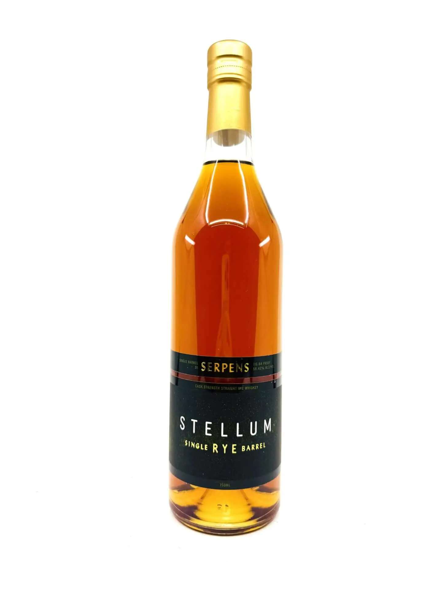Stellum Single Barrel Rye Serpens P9 Disco bottle