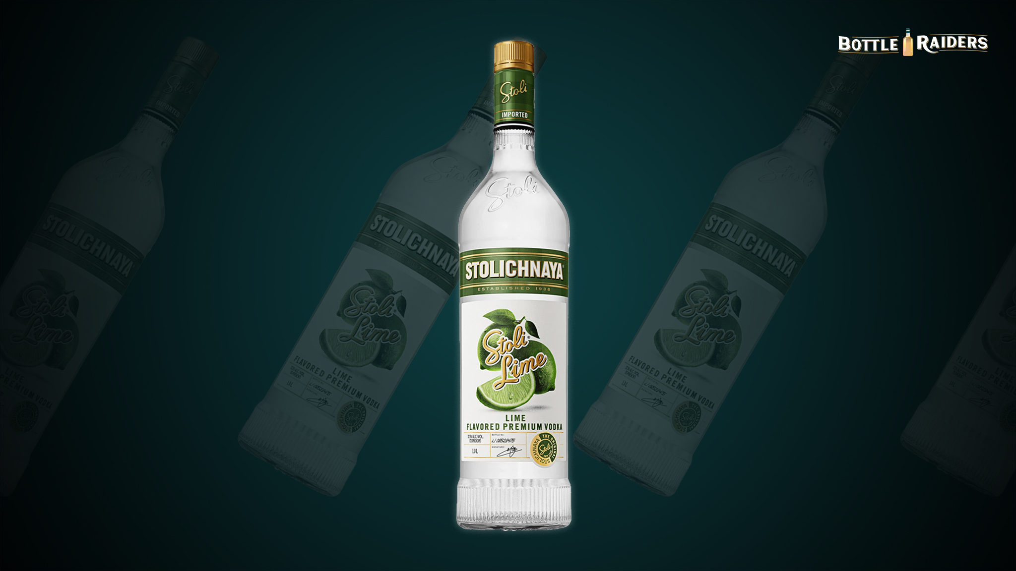 Stoli Lime Mini bottle