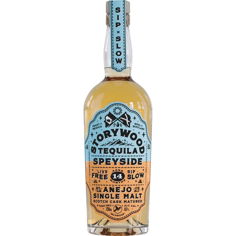 Storywood Anejo Tequila bottle