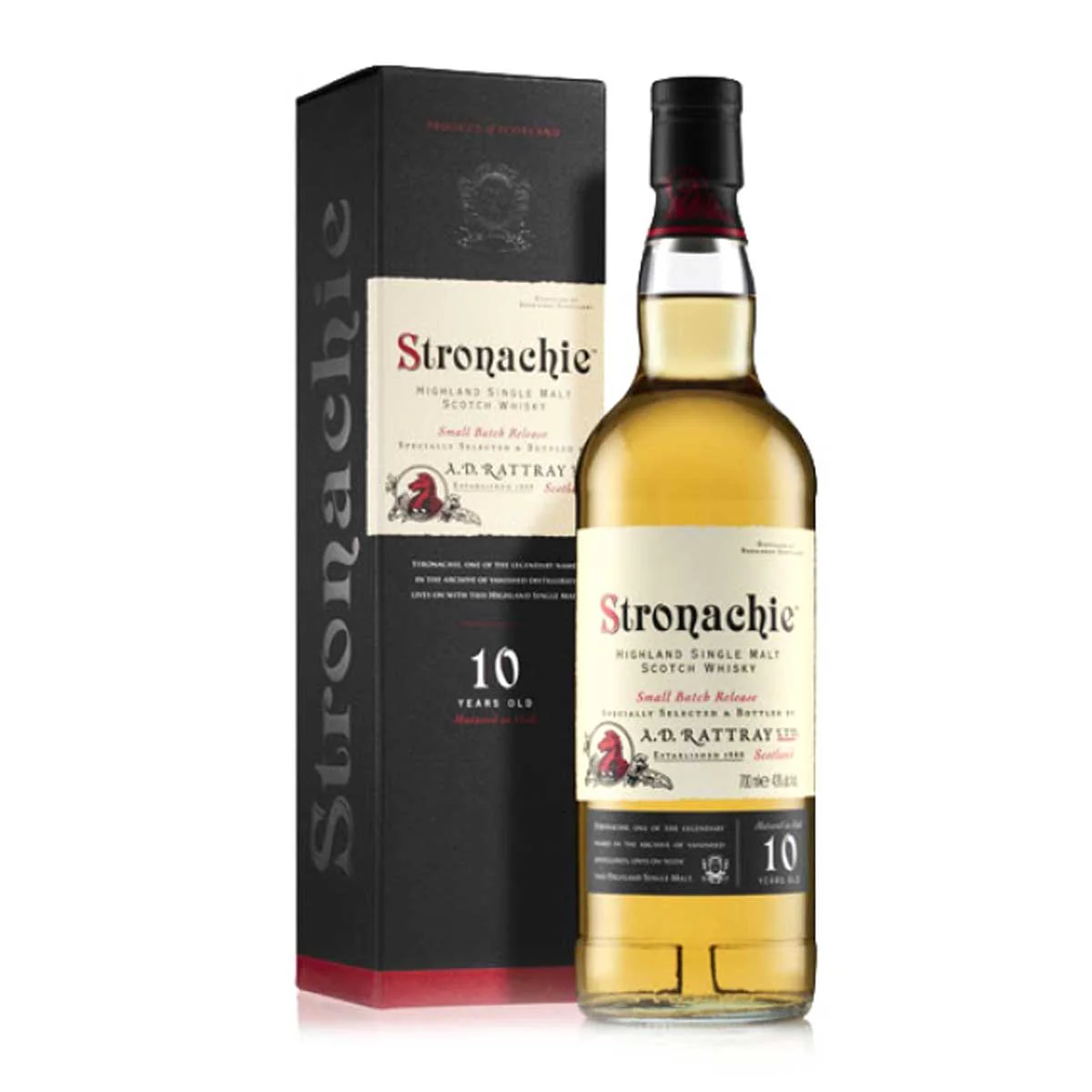 Stronachie 10 Yr Single Malt Dno bottle
