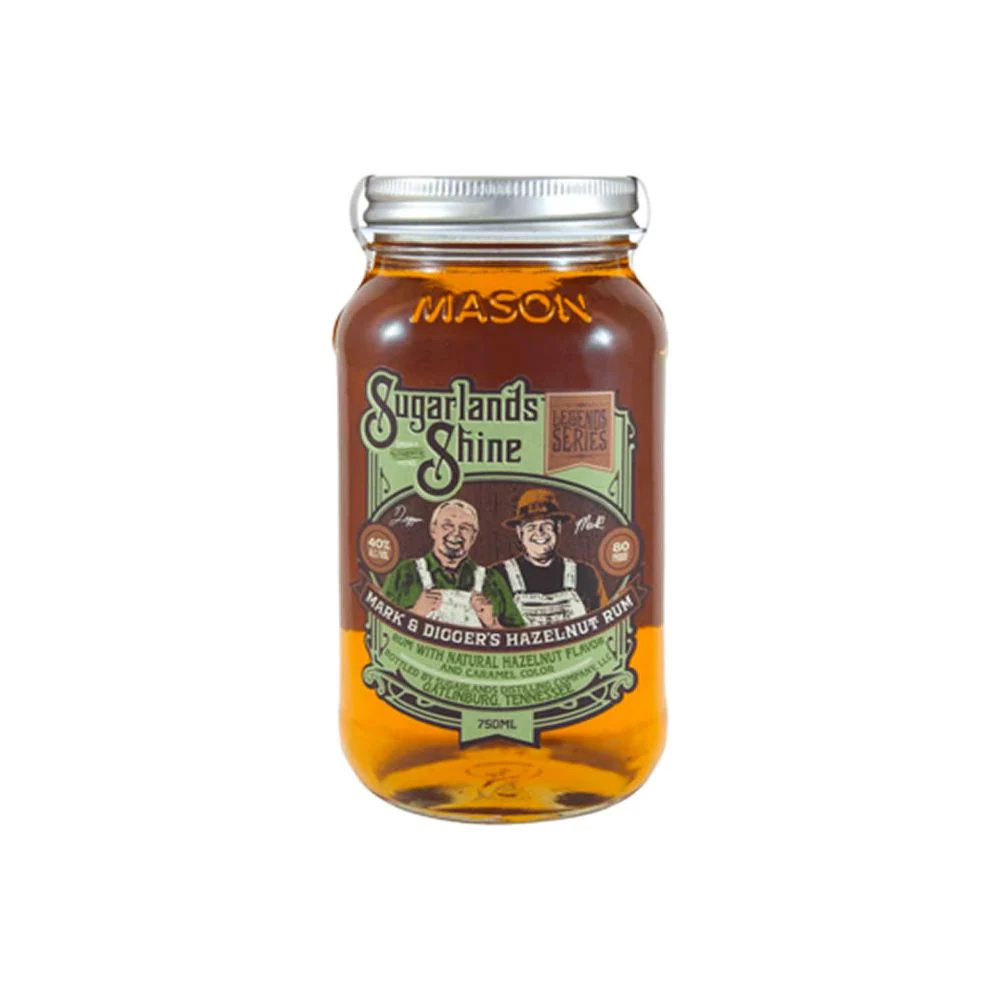 Sugarlands Mark & Diggers Hazelnut Rum bottle