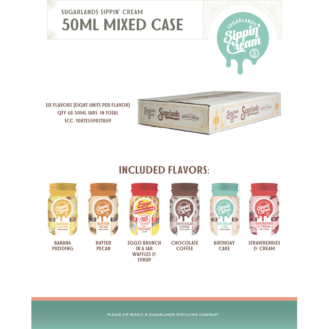 Sugarlands Rainbow Cream Pack Mini bottle