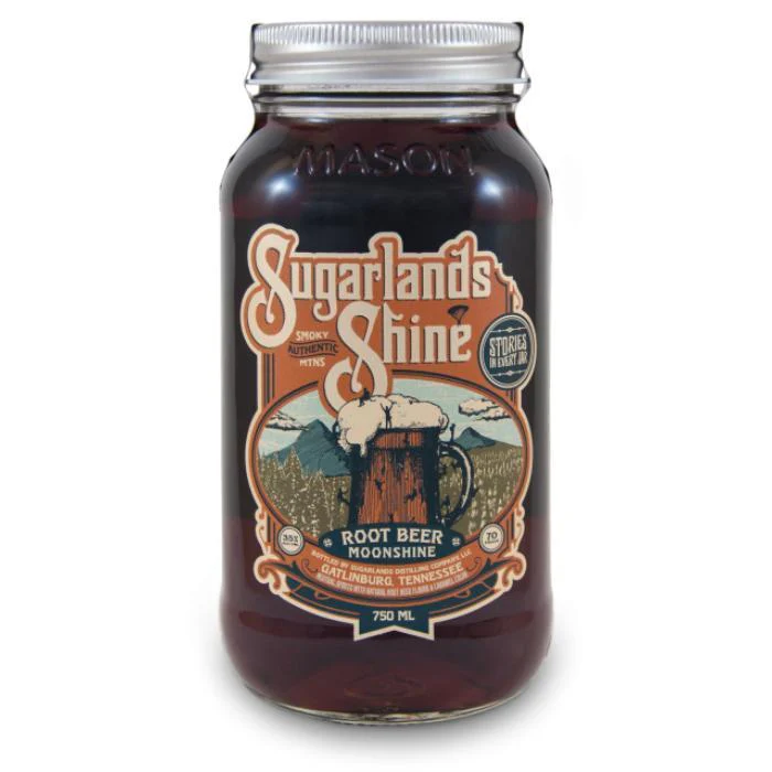 Sugarlands Root Beer Moonshine bottle