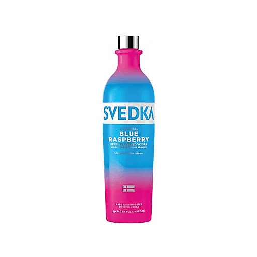 Svedka Blue Raspberry Vodka Mini bottle