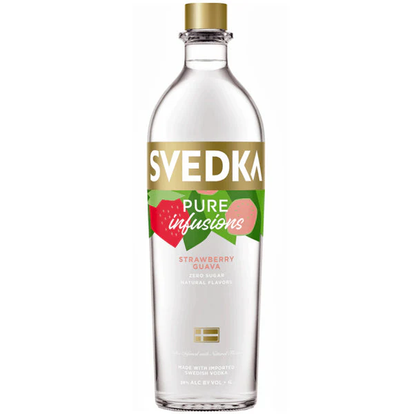 Svedka Pure Infusions Strawberry Guava Vodka bottle
