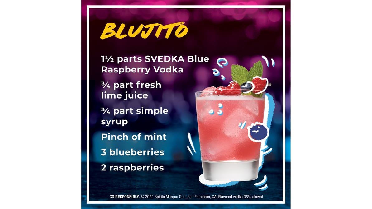 Svedka Raspberry Vodka Mini bottle