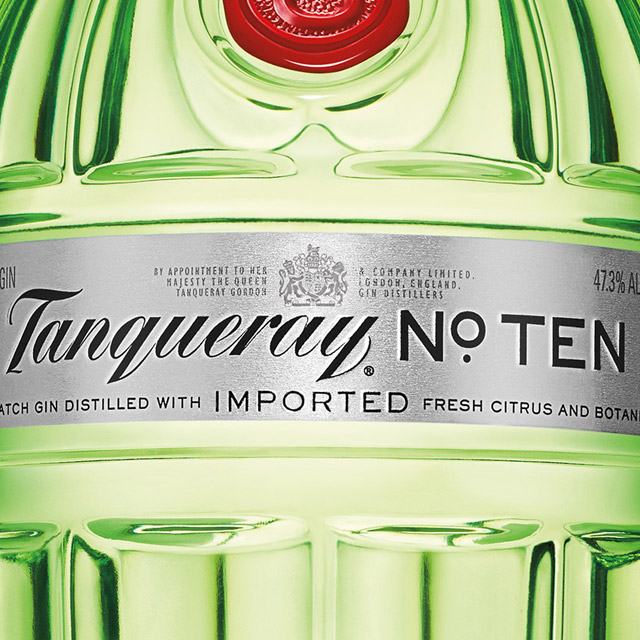 Tanqueray No Ten bottle