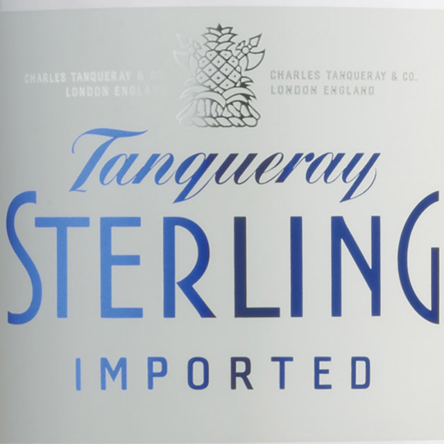 Tanqueray Sterling Vodka bottle