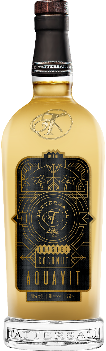 Tattersall Toasted Coconut Aquavit bottle