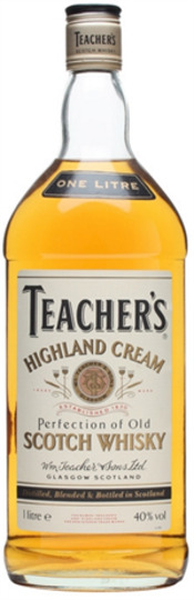Teachers Highland Cream Disco bottle
