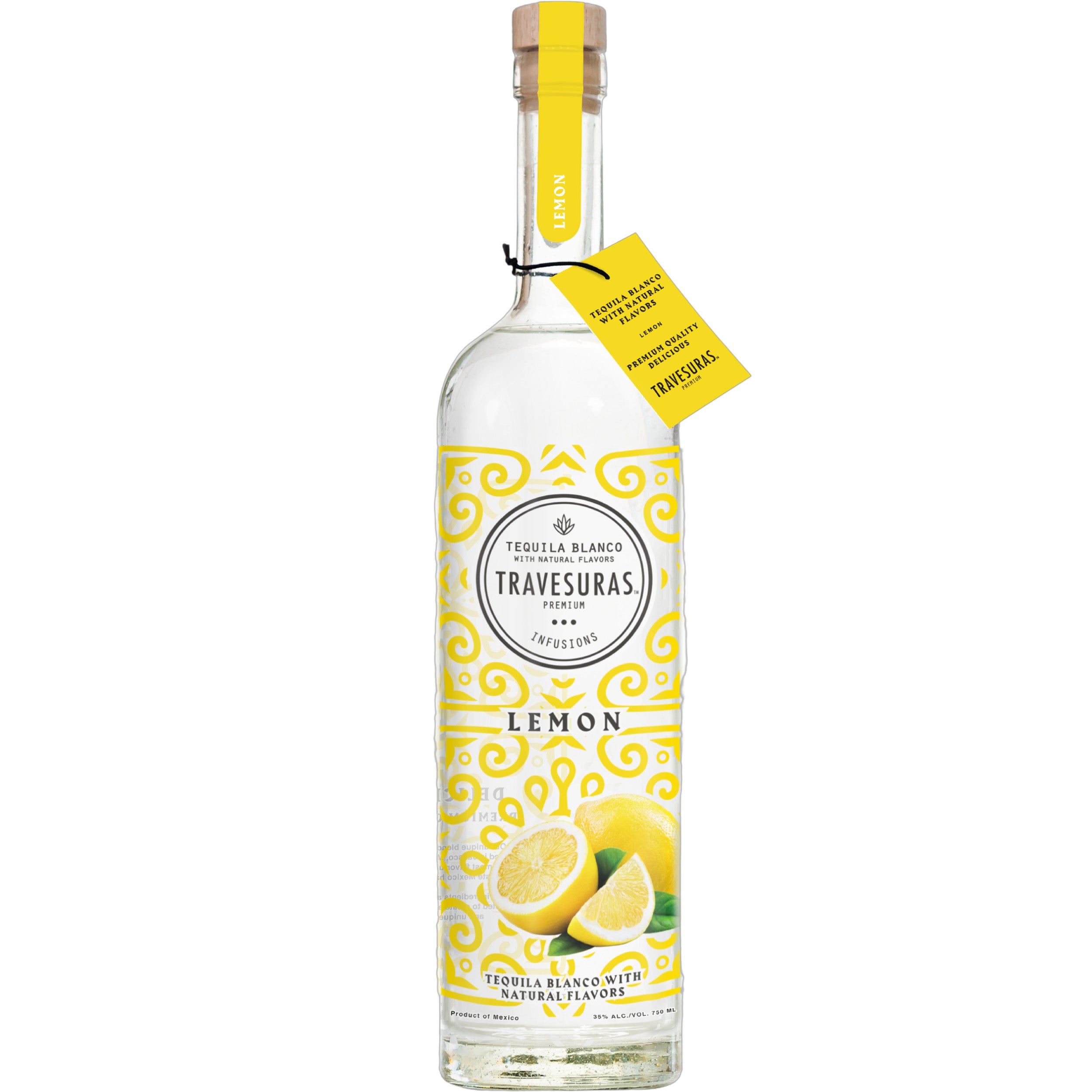 Tequila Travesuras Lemon bottle