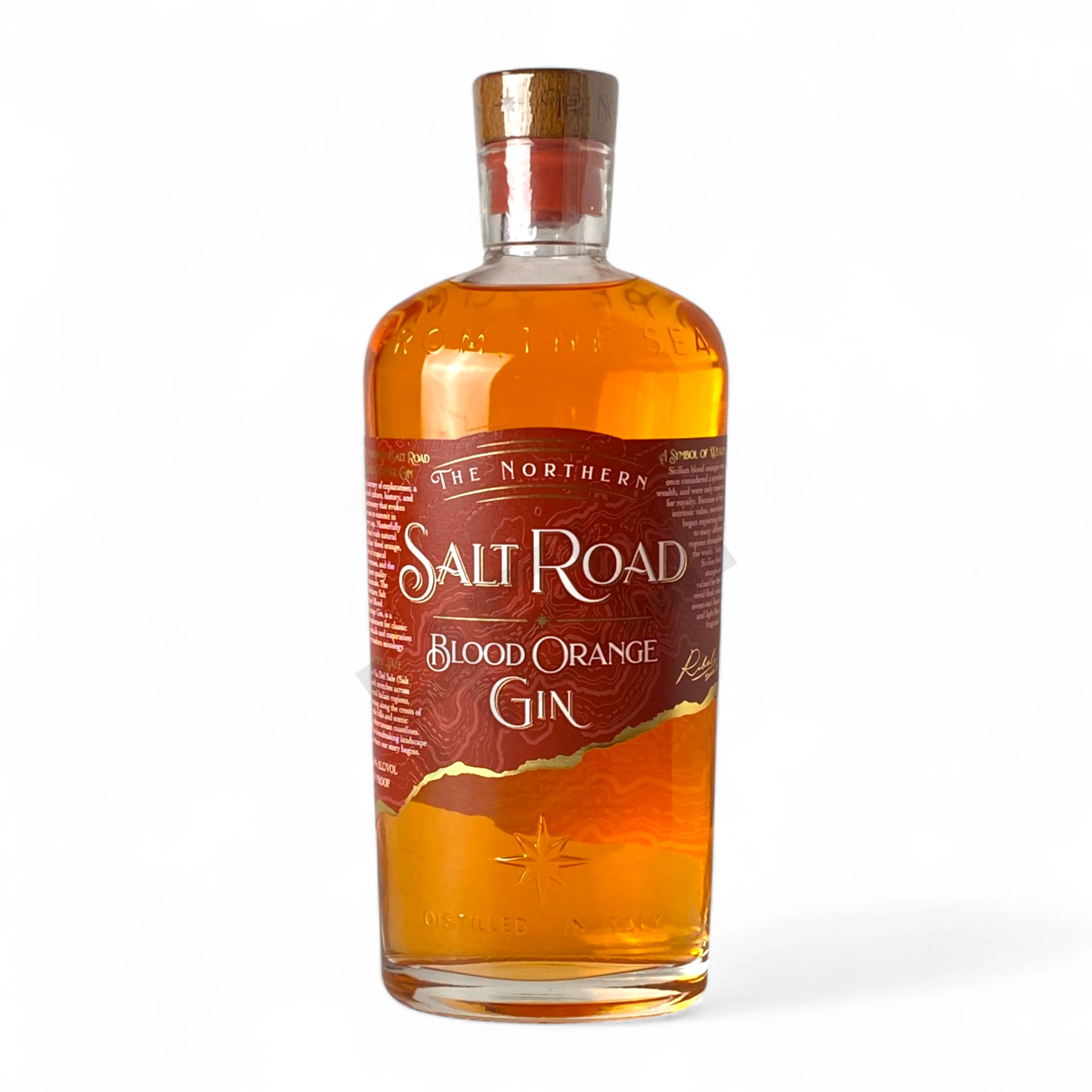 The Northern Salt Road Blood Orange Gin bottle