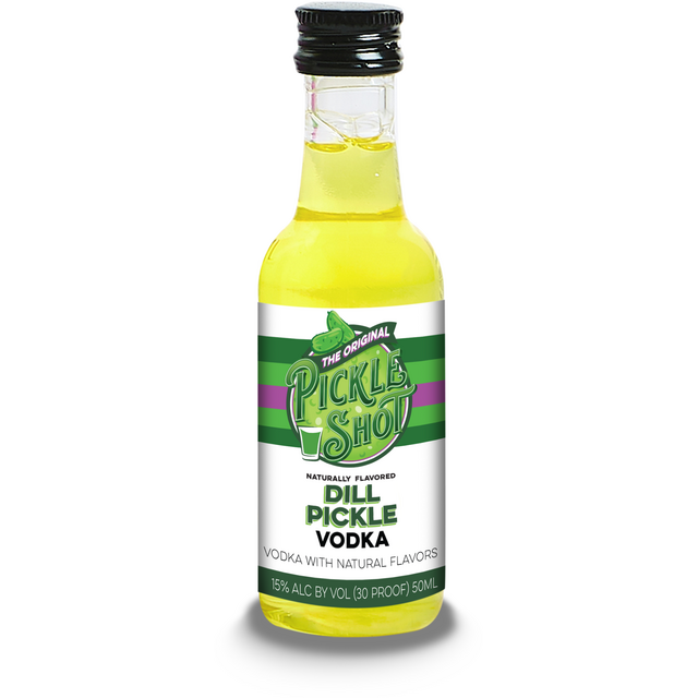 The Original Pickle Shot Dill Pickle Vodka Box Mini bottle
