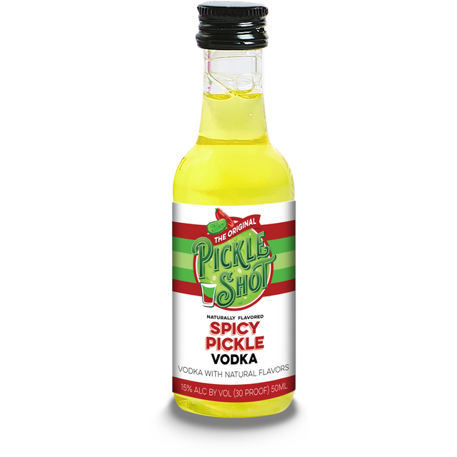 The Original Pickle Shot Spicy Pickle Vodka Mini bottle
