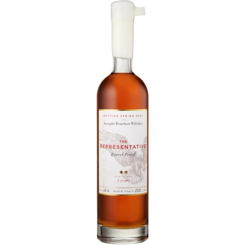 The Representative Single Barrel (Barrel Proof) bottle