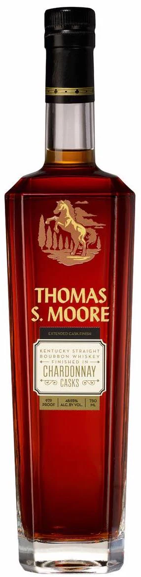 Thomas S. Moore Chardonnay Cask Extended Cask Finish Disco bottle