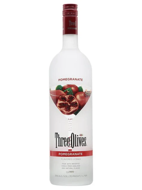 Three Olives Pomegranate bottle