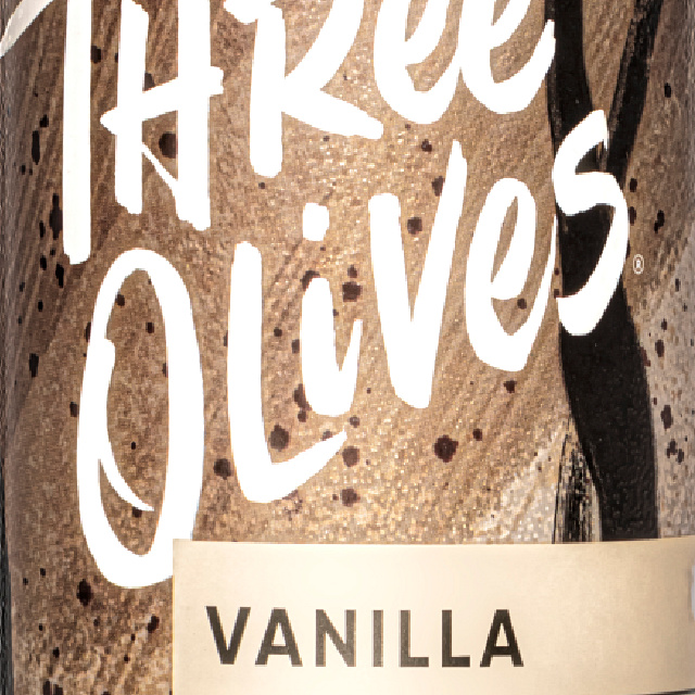 Three Olives Vanilla Vodka bottle