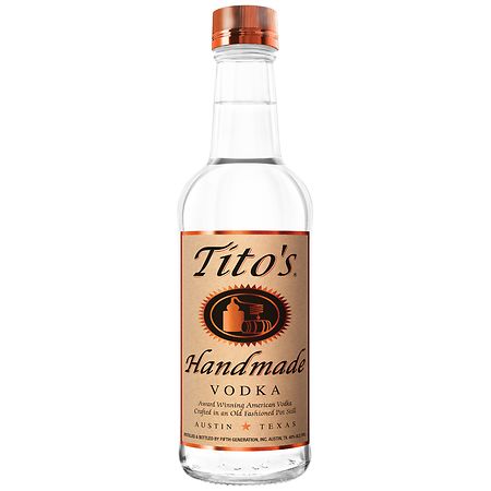 Titos Handmade Vodka bottle