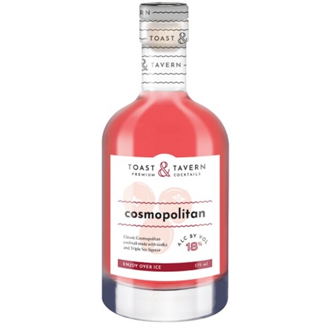 Toast And Tavern Cosmo Rtd bottle