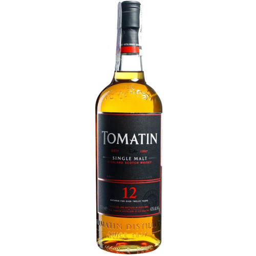 Tomatin Single Malt Scotch 18Yr bottle