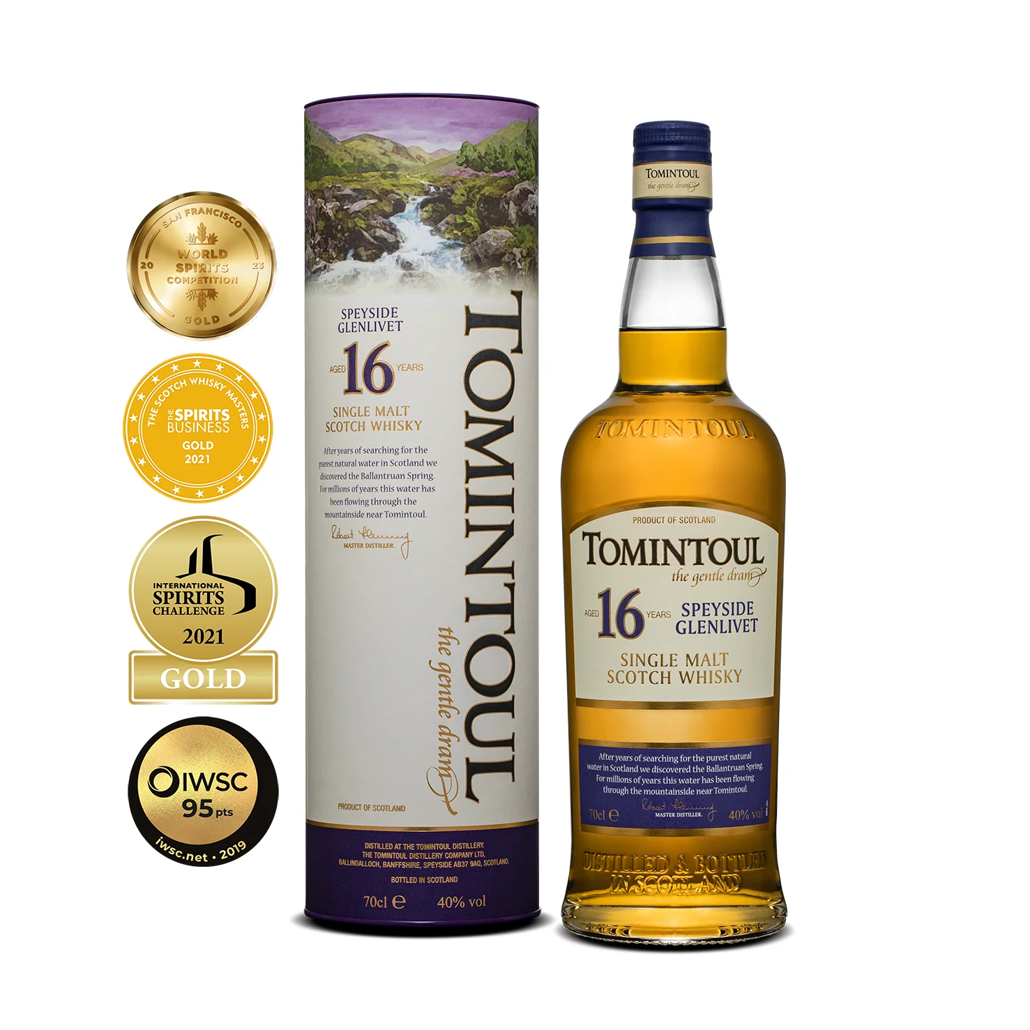 Tomintoul 25Yr bottle