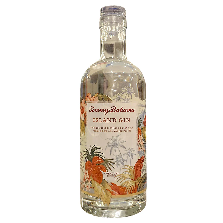 Tommy Bahama Island Gin bottle