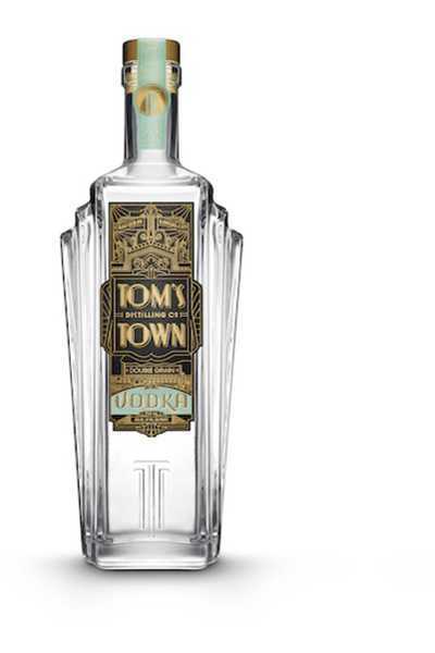 Toms Town Double Grain Vodka bottle