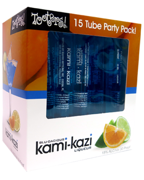 Tooters Blu-Dacious Kamikazi Mini bottle