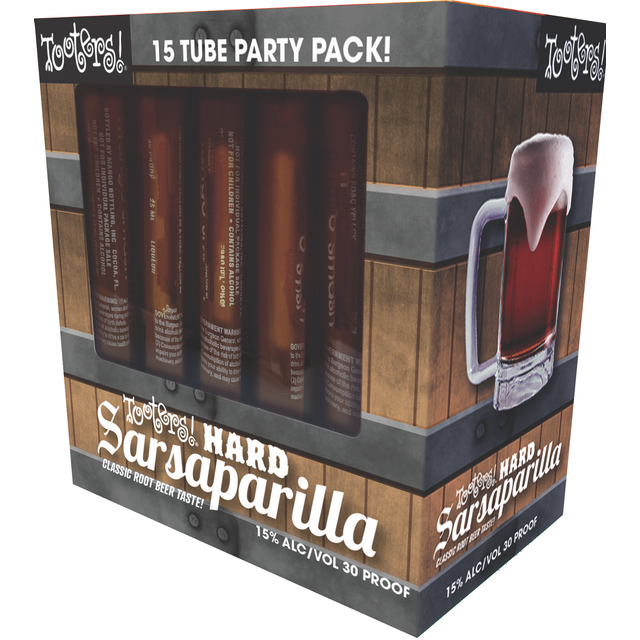 Tooters Sarsaparilla Hard Root Beer bottle