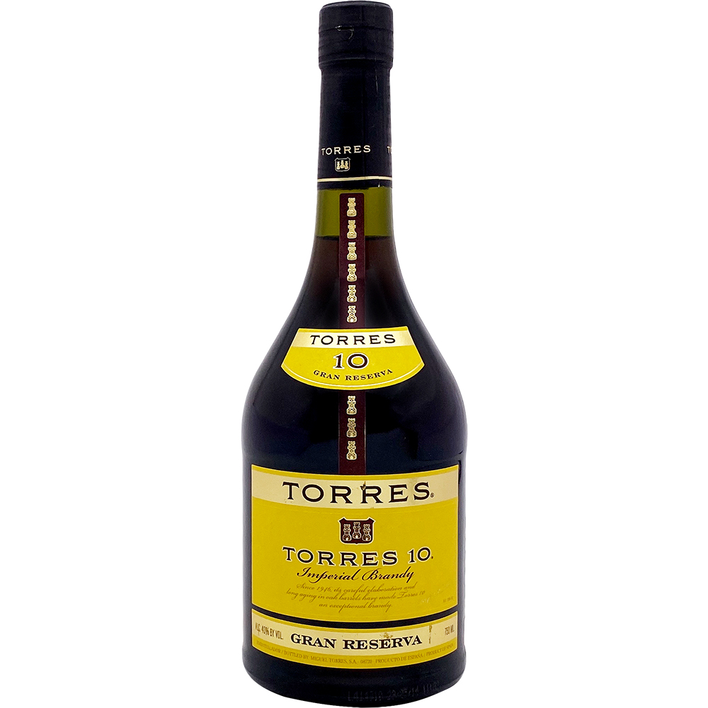 Torres 10 Gran Reserva Imperial Brandy bottle