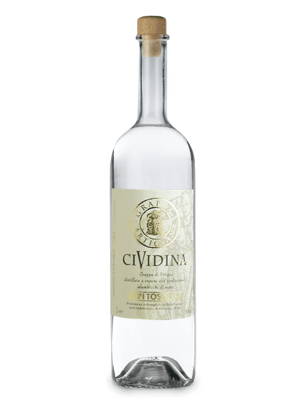 Tosolini Cividina Grappa bottle