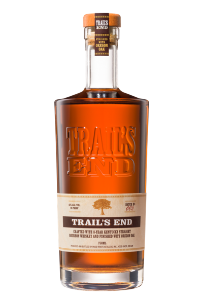 Trails End Bourbon bottle