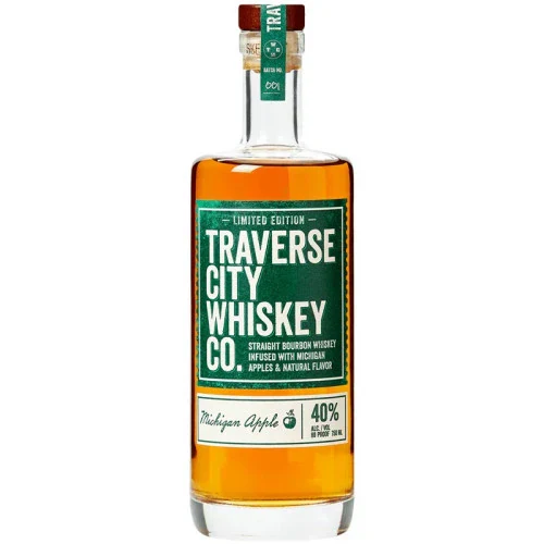 Traverse City Whiskey Co. Michigan Apple Bourbon bottle