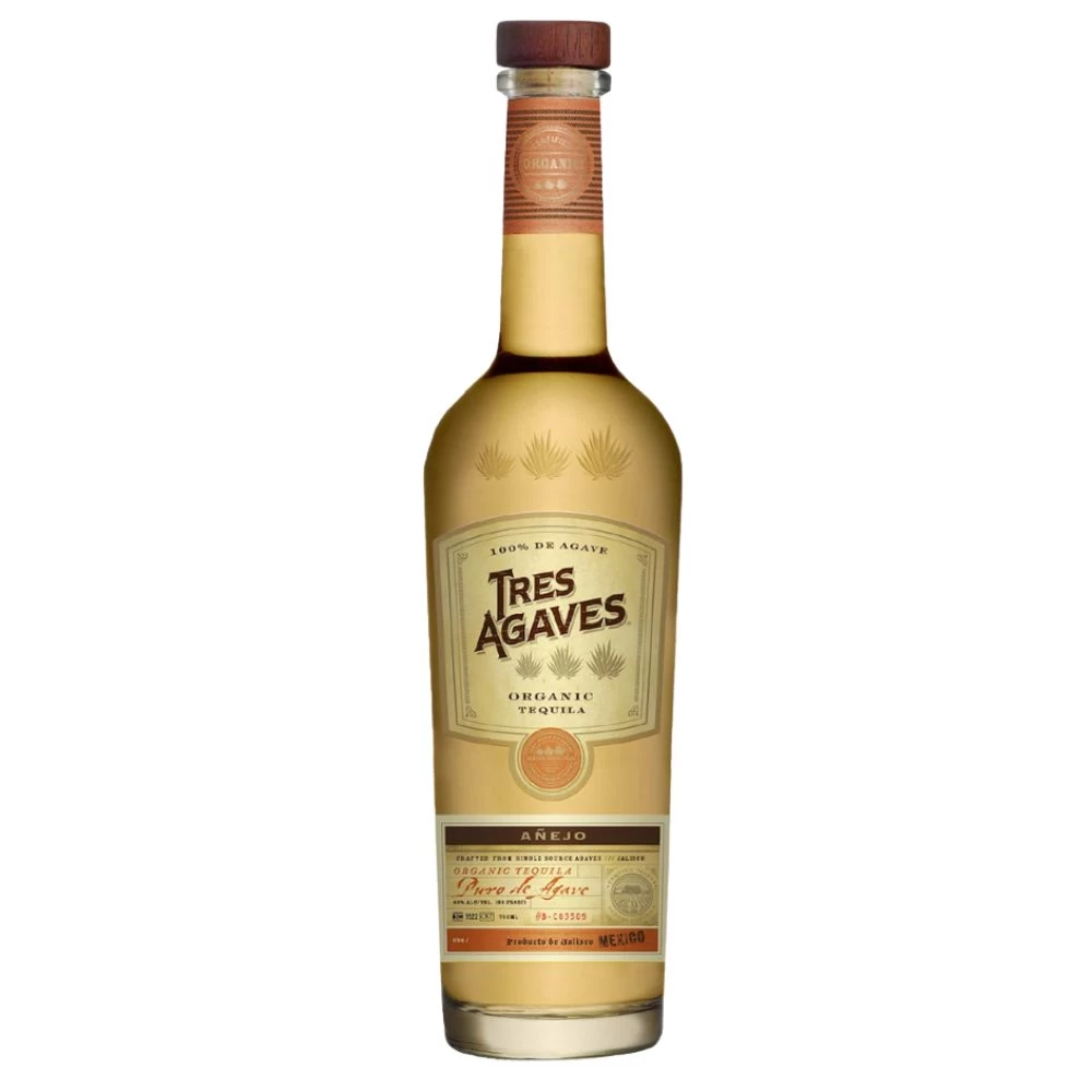 Tres Agave Tequila Anejo Organic bottle