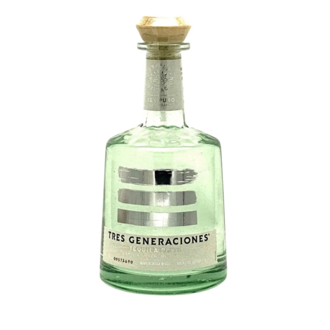 Tres Generaciones Plata bottle