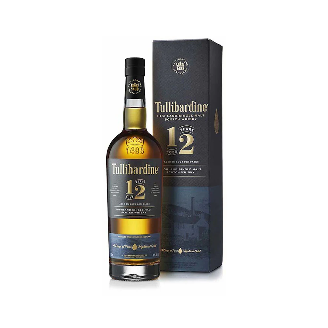 Tullibardine 12 Year Single Malt Scotch bottle