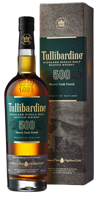 Tullibardine 500 Sherry Cask Finish bottle