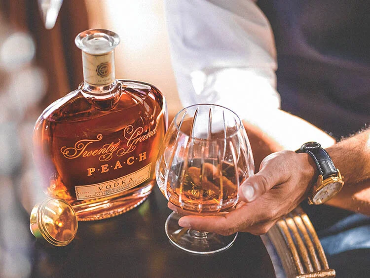 Twenty Grand Peach bottle