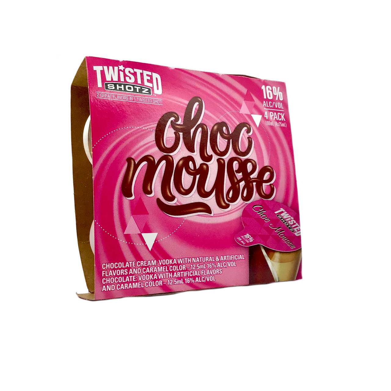 Twisted Shotz Chocolate Mousse bottle