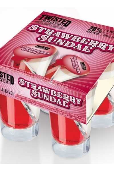 Twisted Shotz Strawberry Sundae bottle