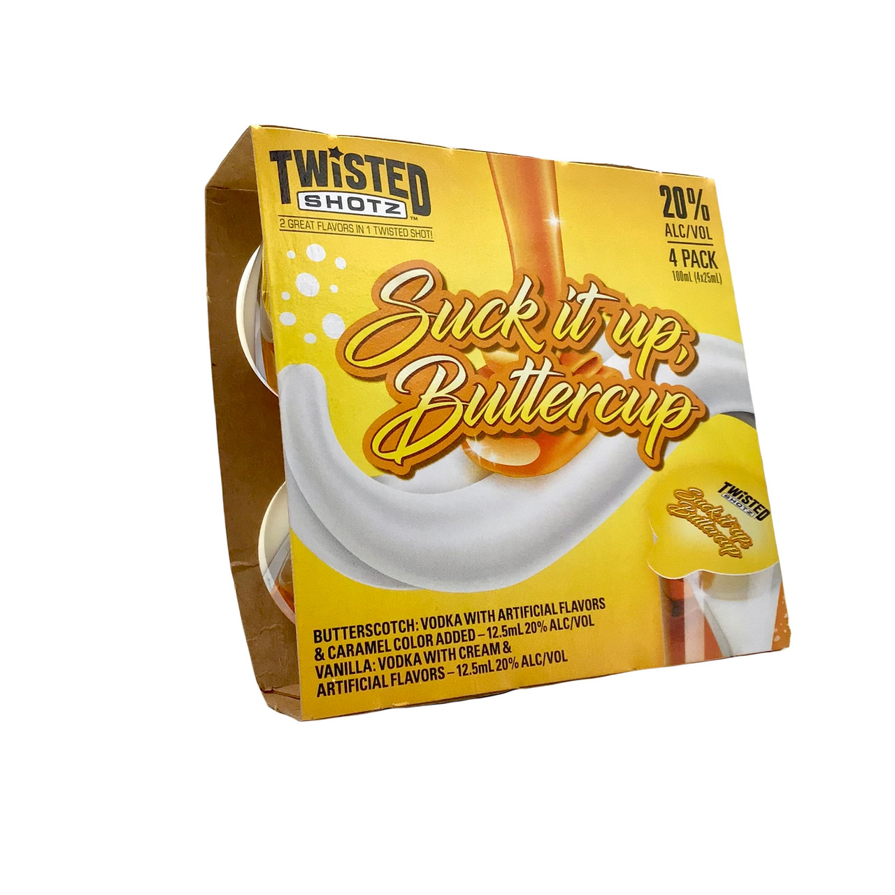 Twisted Shotz Suck It Up, Buttercup bottle